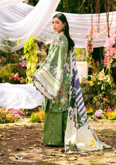 3-PC Unstitched Digital Printed Lawn By Elaf Premium | EPS-1B